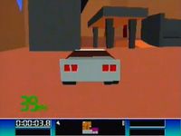 une photo d'Ã©cran de Club Drive sur Atari Jaguar